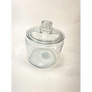 Clear Glass Candy Display Jar w/ Removable Lid 6"x 7"